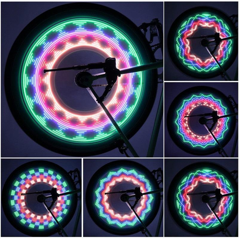 Fly Velo | Dynamic RGB Double-Sided LED Wheel & Spoke Safety Light